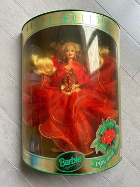 1993 Happy Holidays Barbie Doll